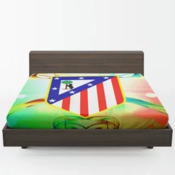 Atletico de Madrid Top Ranked Spanish Football Club Fitted Sheet 1