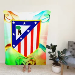 Atletico de Madrid Top Ranked Spanish Football Club Fleece Blanket