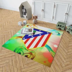 Atletico de Madrid Top Ranked Spanish Football Club Rug 1