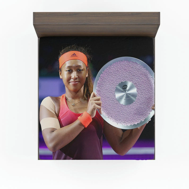 Australian Open Tennis Player Naomi Osaka Fitted Sheet