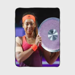 Australian Open Tennis Player Naomi Osaka Fleece Blanket 1