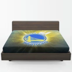 Awarded Basketball NBA Team Golden State Warriors Fitted Sheet 1