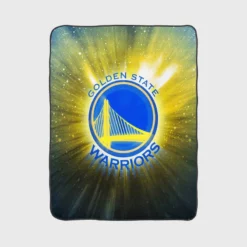 Awarded Basketball NBA Team Golden State Warriors Fleece Blanket 1