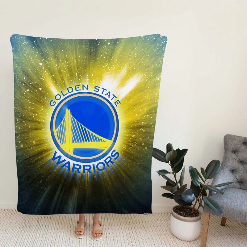 Awarded Basketball NBA Team Golden State Warriors Fleece Blanket