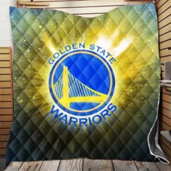 Awarded Basketball NBA Team Golden State Warriors Quilt Blanket