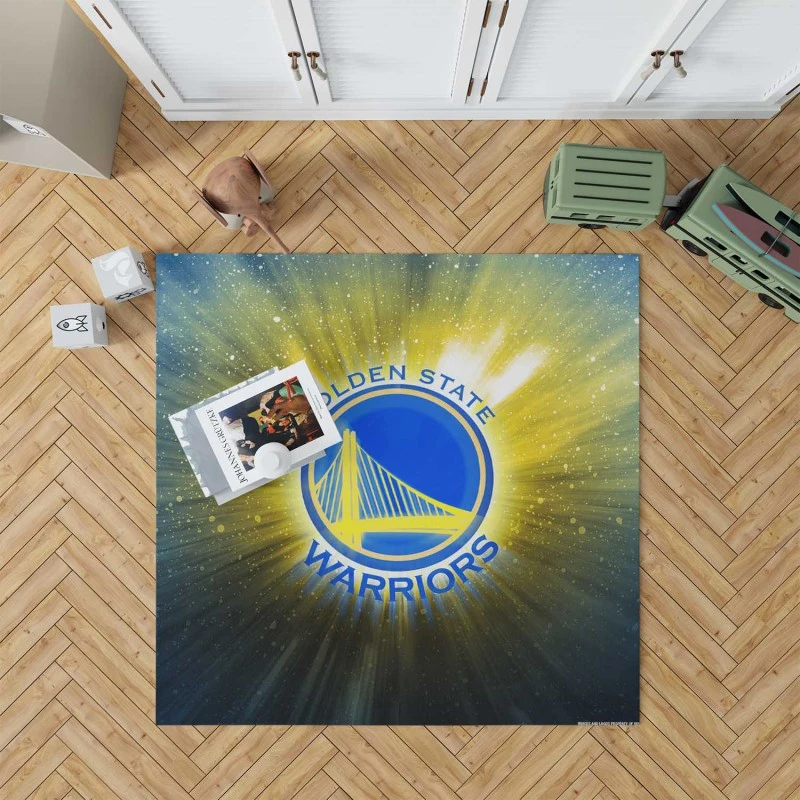 Awarded Basketball NBA Team Golden State Warriors Rug