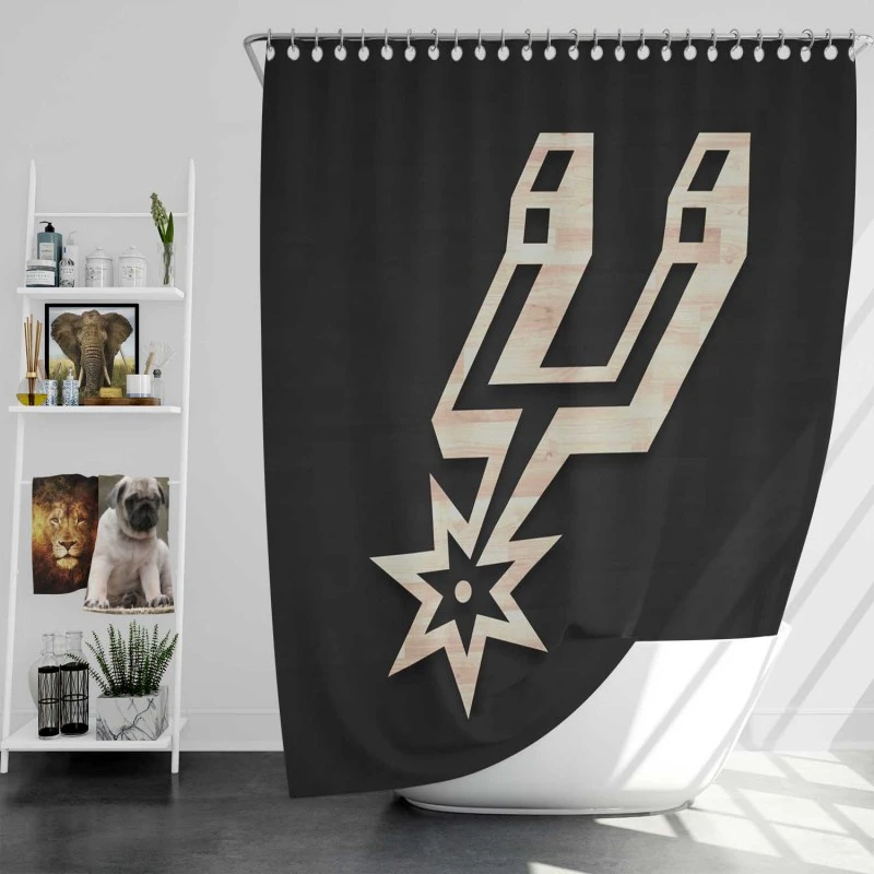 Awarded Basketball Team San Antonio Spurs Shower Curtain