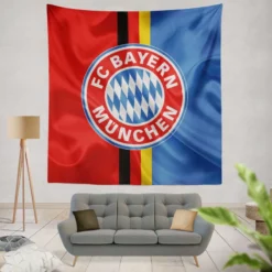 Awarded Football Club FC Bayern Munich Tapestry