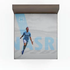 Awarded French Soccer Player Samir Nasri Fitted Sheet