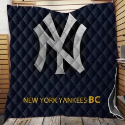 Awarded MLB Baseball Club New York Yankees Quilt Blanket