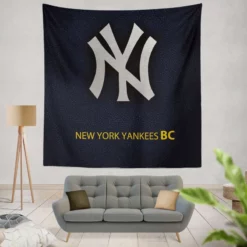 Awarded MLB Baseball Club New York Yankees Tapestry
