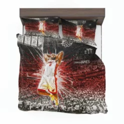 Awarded NBA Basketball Player LeBron James Bedding Set 1