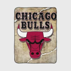 Awarded NBA Basketball Team Chicago Bulls Fleece Blanket 1