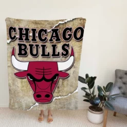 Awarded NBA Basketball Team Chicago Bulls Fleece Blanket