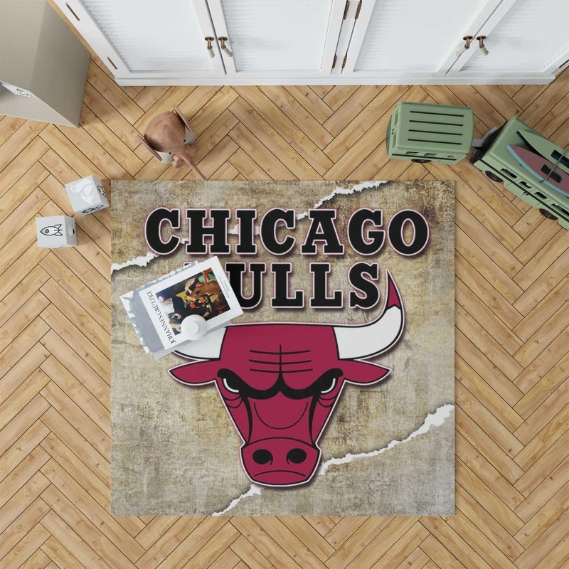 Awarded NBA Basketball Team Chicago Bulls Rug