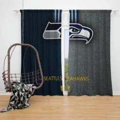 Awarded NFL Club Seattle Seahawks Window Curtain