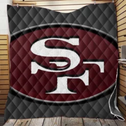 Awarded NFL Football Club San Francisco 49ers Quilt Blanket