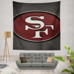 Awarded NFL Football Club San Francisco 49ers Tapestry