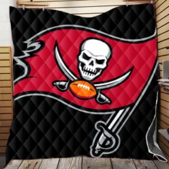 Awarded NFL Football Club Tampa Bay Buccaneers Quilt Blanket