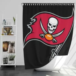 Awarded NFL Football Club Tampa Bay Buccaneers Shower Curtain