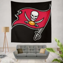 Awarded NFL Football Club Tampa Bay Buccaneers Tapestry