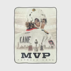 Awarded NHL Hockey Player Patrick Kane Fleece Blanket 1