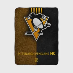 Awarded NHL Team Pittsburgh Penguins Fleece Blanket 1