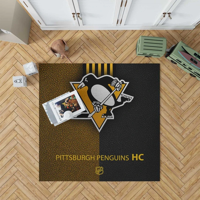 Awarded NHL Team Pittsburgh Penguins Rug