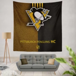 Awarded NHL Team Pittsburgh Penguins Tapestry