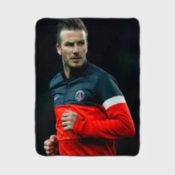 Awarded PSG Football Player David Beckham Fleece Blanket 1