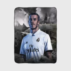 Awarded Real madrid Soccer Player Gareth Bale Fleece Blanket 1