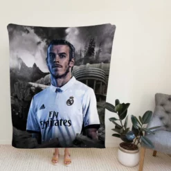 Awarded Real madrid Soccer Player Gareth Bale Fleece Blanket