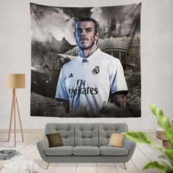 Awarded Real madrid Soccer Player Gareth Bale Tapestry