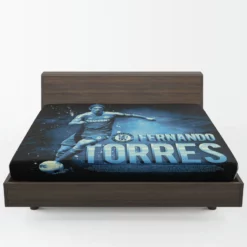 Awarded Spanish Football Player Fernando Torres Fitted Sheet 1