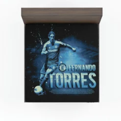 Awarded Spanish Football Player Fernando Torres Fitted Sheet