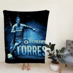 Awarded Spanish Football Player Fernando Torres Fleece Blanket
