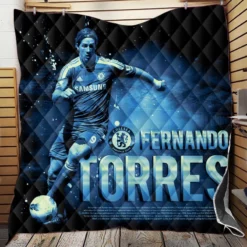 Awarded Spanish Football Player Fernando Torres Quilt Blanket
