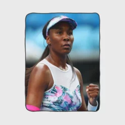 Awarded Tennis Player Venus Williams Fleece Blanket 1