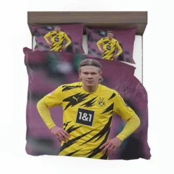 Awesome Forward Erling Haaland Bedding Set 1