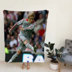 Awesome Liverpool Fernando Torres Fleece Blanket