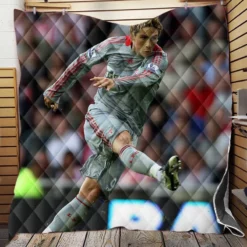 Awesome Liverpool Fernando Torres Quilt Blanket