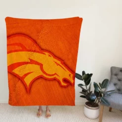 Awesome NFL Team Denver Broncos Fleece Blanket