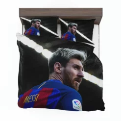 Barca LaLiga Football Player Lionel Messi Bedding Set 1