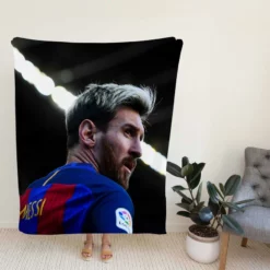 Barca LaLiga Football Player Lionel Messi Fleece Blanket