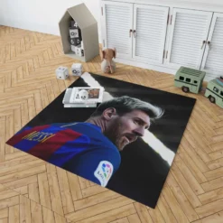 Barca LaLiga Football Player Lionel Messi Rug 1