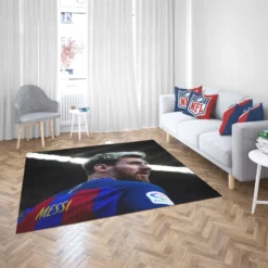 Barca LaLiga Football Player Lionel Messi Rug 2