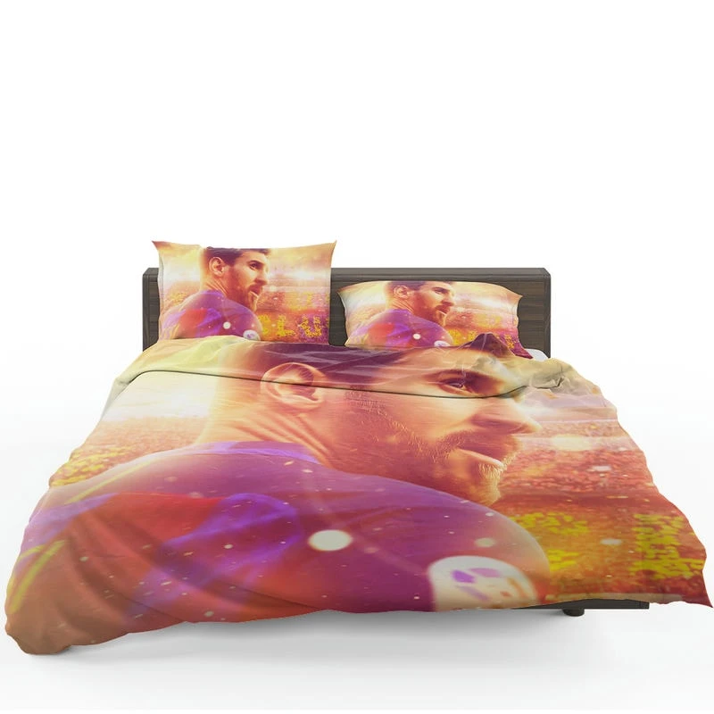 Barcelona Football Player Lionel Messi Bedding Set