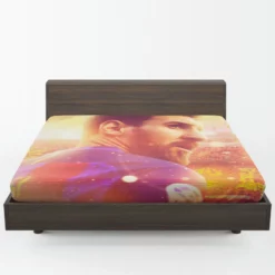 Barcelona Football Player Lionel Messi Fitted Sheet 1