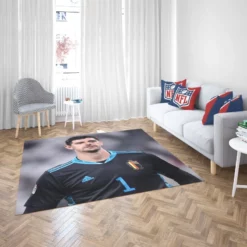 Belgium Football Player Thibaut Courtois Rug 2