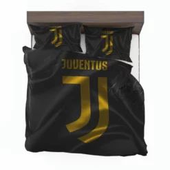 Black Flag Juve Football Club Logo Bedding Set 1